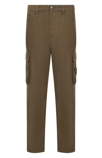 Хлопковые брюки-карго Stone Island