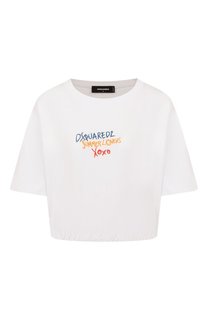 Хлопковая футболка Dsquared2