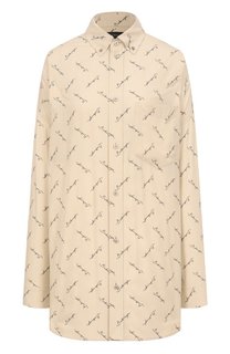Рубашка из вискозы Balenciaga