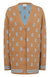 Кардиган из шерсти и шелка Burberry