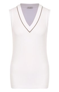 Хлопковый топ Brunello Cucinelli