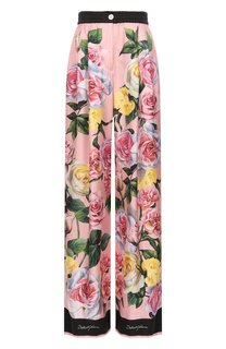 Шелковые брюки Dolce & Gabbana