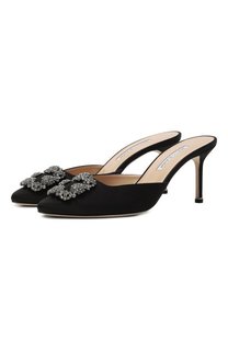 Текстильные мюли Hangisi Manolo Blahnik