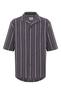 Хлопковая рубашка Brunello Cucinelli
