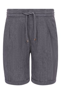 Льняные шорты Brunello Cucinelli