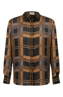 Шелковая рубашка Saint Laurent