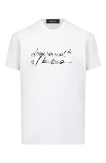 Хлопковая футболка Dsquared2
