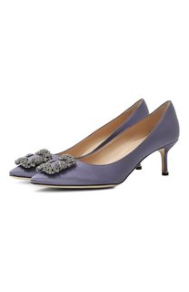 Текстильные туфли Hangisi 50 Manolo Blahnik