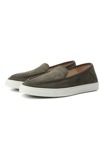 Замшевые лоферы Galleria 3 Giorgio Armani