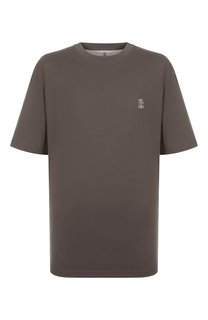 Хлопковая футболка Brunello Cucinelli