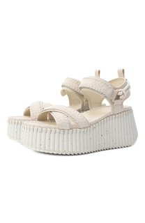 Замшевые босоножки Nama Chloé