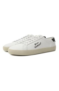 Кожаные кеды SL/06 Court Saint Laurent