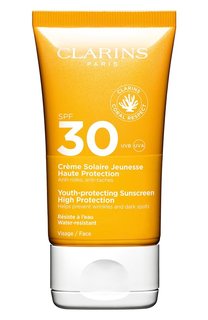 Солнцезащитный крем для лица против морщин SPF 30 Creme Solaire Jeunesse (50ml) Clarins