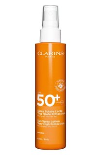 Солнцезащитное молочко-спрей для тела SPF 50+ Spray Solaire Lacte (150ml) Clarins