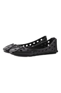 Кожаные балетки Perfo Alaia