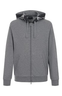 Хлопковая толстовка Emporio Armani