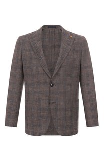 Пиджак из шерсти и хлопка Sartoria Latorre