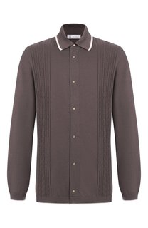 Хлопковая рубашка Brunello Cucinelli