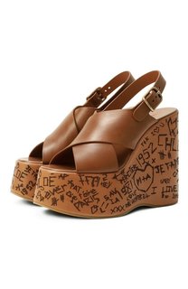 Кожаные босоножки Maxime Chloé