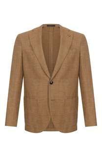Пиджак из шерсти и шелка Sartoria Latorre