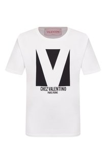 Хлопковая футболка Valentino