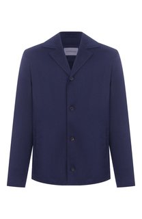 Куртка-рубашка изо льна и шерсти Corneliani