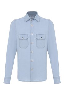 Джинсовая рубашка Kiton