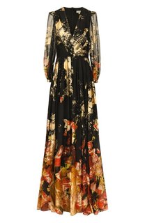 Шелковое платье Zuhair Murad
