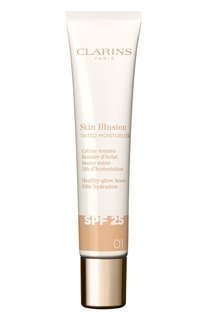 Оттеночный увлажняющий крем для лица с эффектом сияния SPF 25, оттенок 01 (40ml) Clarins
