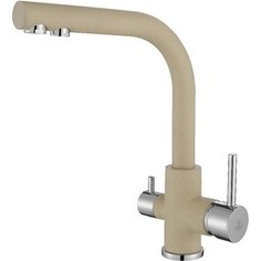 Смеситель для кухни Paulmark Essen с подключением фильтра, шампань (Es213011-428)