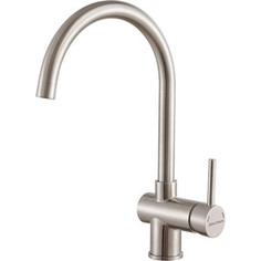 Смеситель для кухни Paulmark Bend нержавеющая сталь (Be212066-SS)