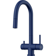 Смеситель для кухни Omoikiri Akita-S-IB с подключением фильтра, Indigo blue (4994438)