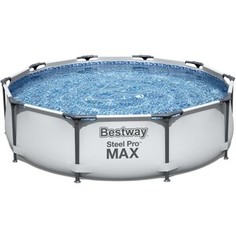 Каркасный бассейн Bestway 56408 BW Steel Pro Max 305х76см, 4678л, фил.-насос 1249л/ч