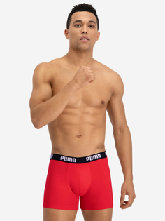 Трусы мужские PUMA Knitted, 2 штуки, Красный
