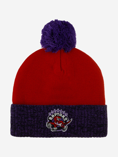 Шапка с помпоном MITCHELL NESS HPCK1052-TRAYYPPPRED1 Toronto Raptors NBA (красный), Красный Mitchell&Ness