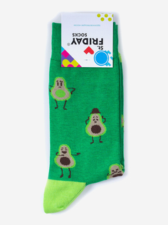 Носки с рисунками St.Friday Socks, Авокадо, Зеленый