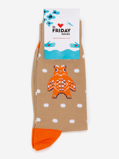 Носки с рисунками St.Friday Socks, Новоторжская игрушка, Коричневый