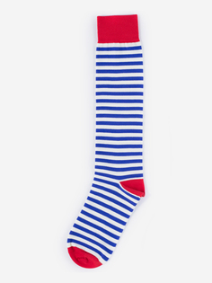 Гольфы в полоску Burning Heels, Stripes, Red/Blue, Синий
