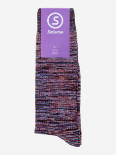 Высокие носки Soclumo, 4 Микс, Космос, Красный