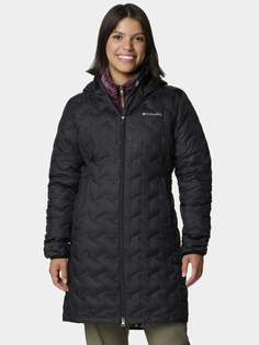 Пуховик женский Columbia Delta Ridge II Long Down Jacket, Черный
