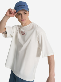Футболка мужская оверсайз FILA, Бежевый