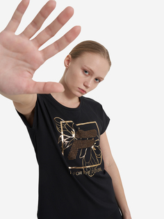 Футболка для девочек FILA, Черный