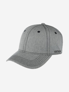 Бейсболка STETSON 7721141 BASEBALL CAP COTTON MELANGE (серый), Серый