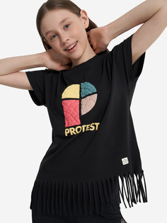 Футболка для девочек Protest, Черный