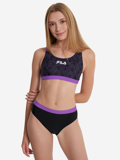 Купальник раздельный для девочек FILA, Черный