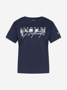 Футболка женская Champion Glossy, Синий