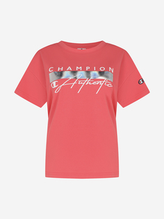 Футболка женская Champion Glossy, Розовый