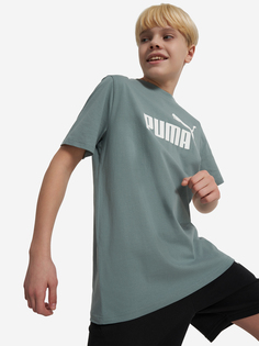 Футболка для мальчиков PUMA No. 1 Logo, Зеленый