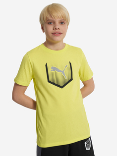 Футболка для мальчиков PUMA Active Sports Graphic, Желтый