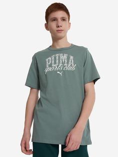 Футболка для мальчиков PUMA Classic Graphic, Зеленый